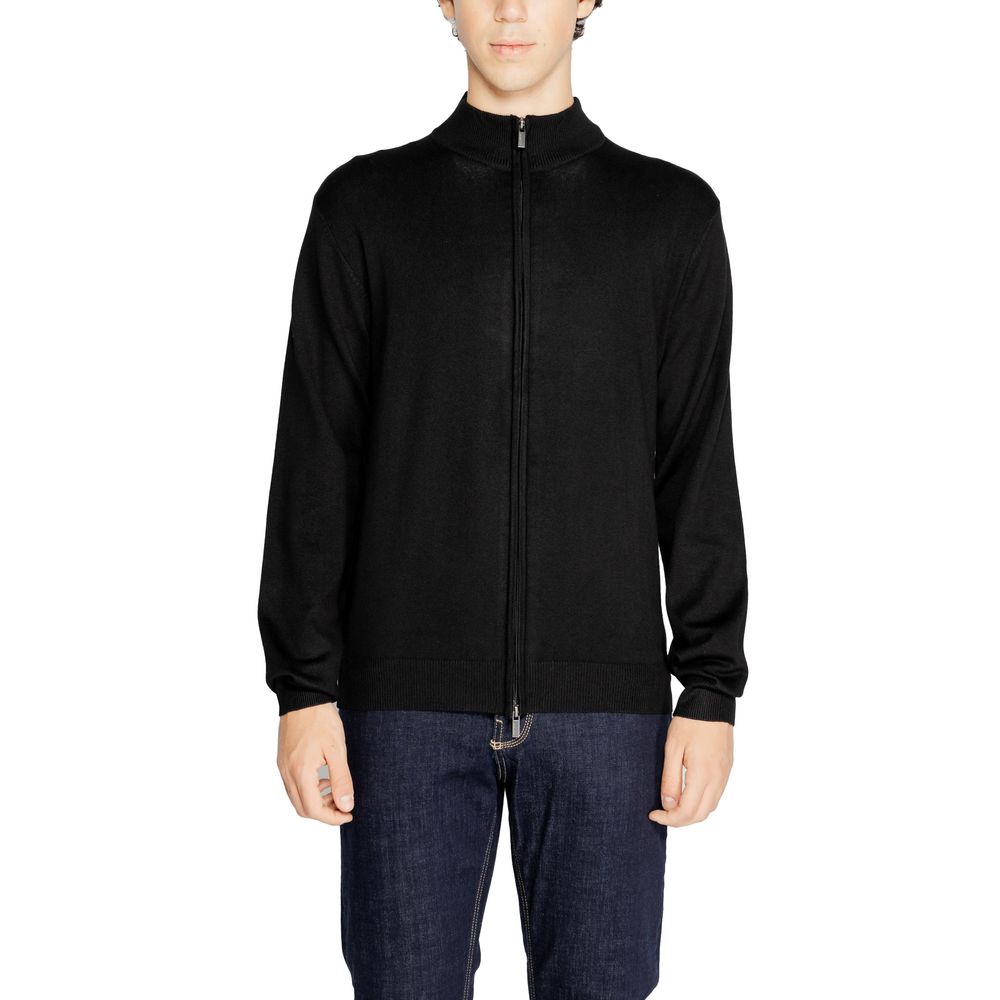 Hamaki-Ho Schwarzer Cardigan aus Viskose