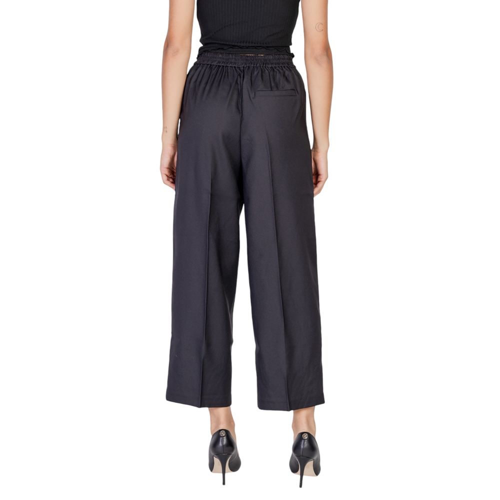 ICHI Schwarze Freizeithose aus Polyester