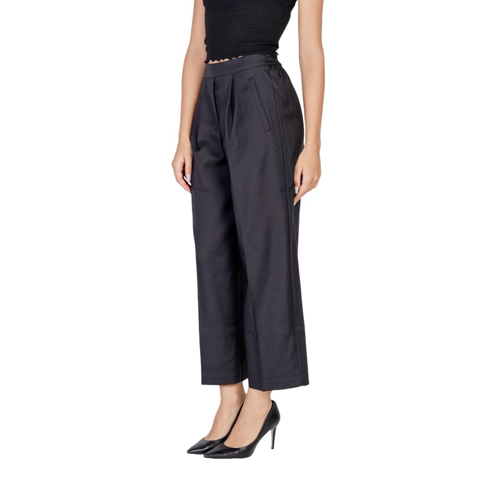 ICHI Schwarze Freizeithose aus Polyester