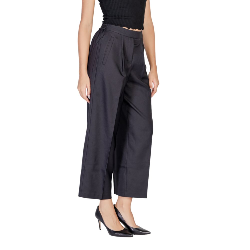 ICHI Schwarze Freizeithose aus Polyester