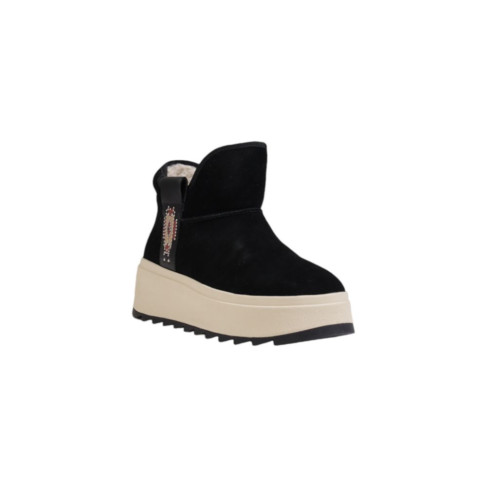 ASH Schwarze Ankle Boots aus Wildleder