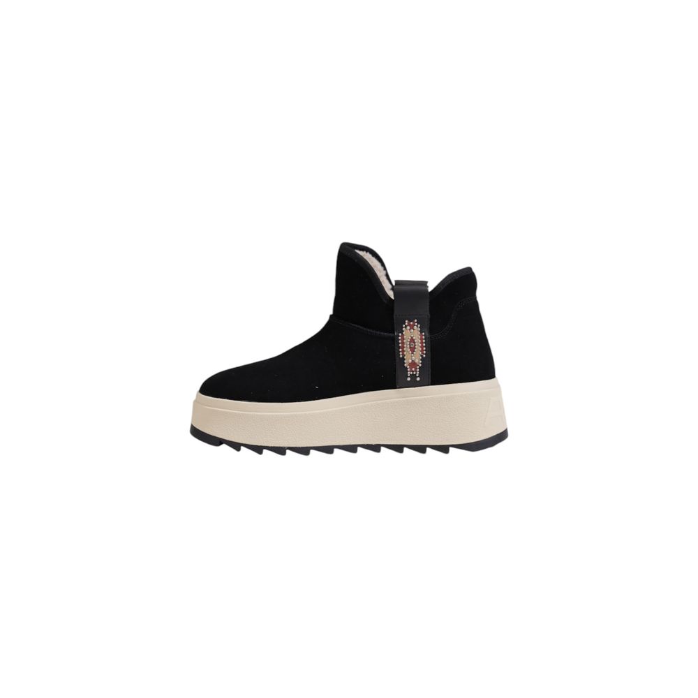 ASH Schwarze Ankle Boots aus Wildleder