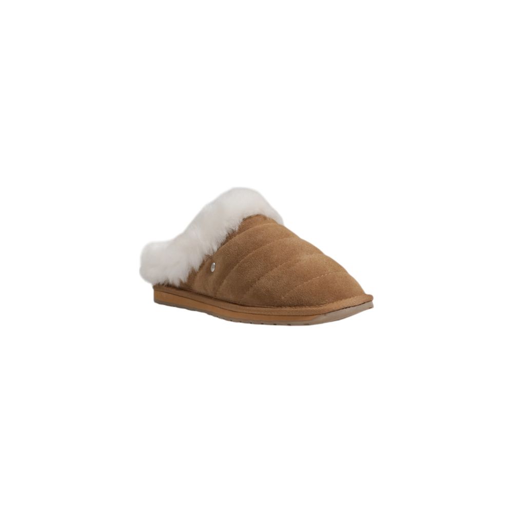 EMU Australia Braune Wildleder-Hausschuhe