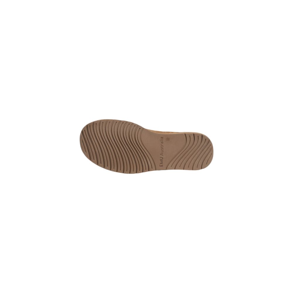 EMU Australia Braune Wildleder-Hausschuhe