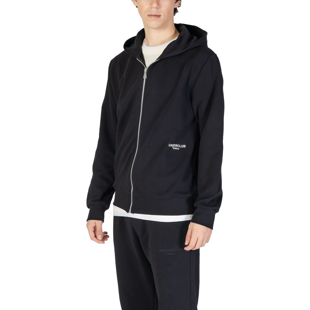 Underclub Schwarzer Baumwoll-Hoodie