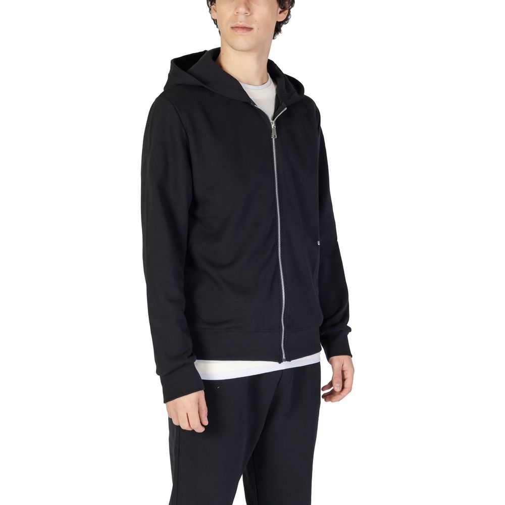 Underclub Schwarzer Baumwoll-Hoodie