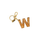 Alviero Martini Prima Classe Beige Leather Key Ring