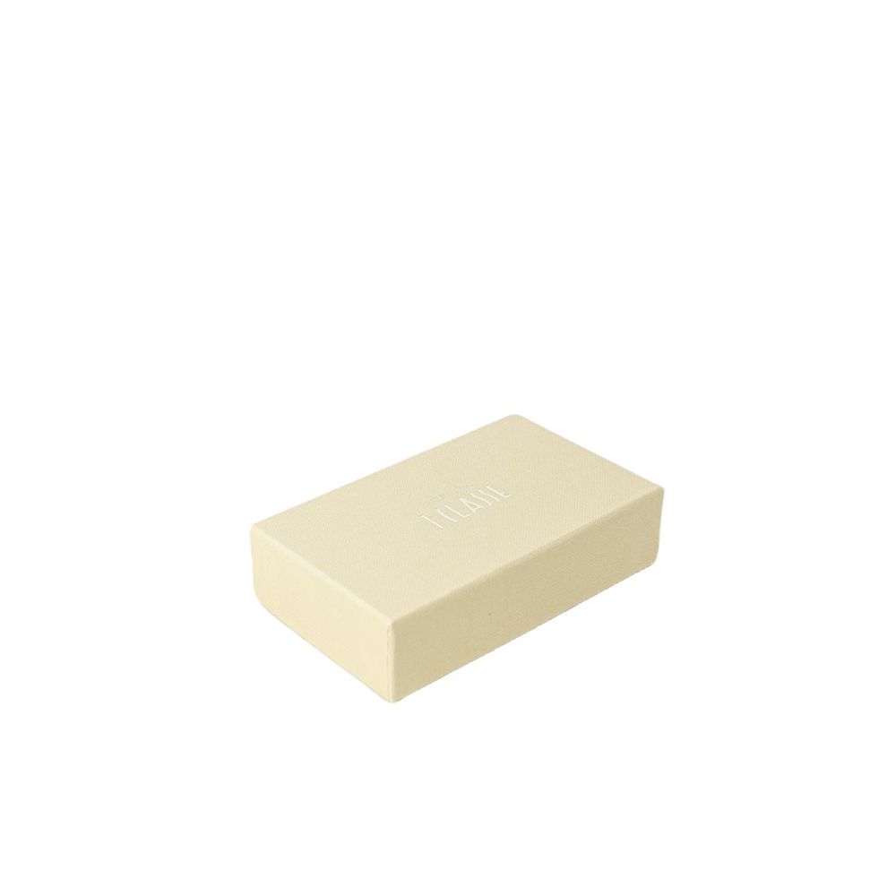 Alviero Martini Prima Classe Beige Leather Key Ring