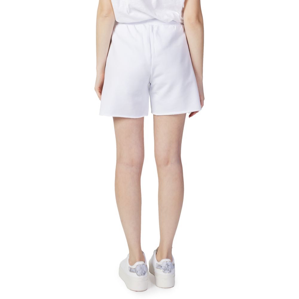 Blauer Weiße Baumwollshorts