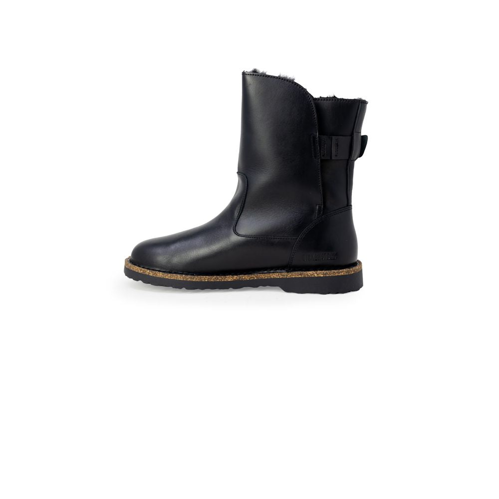 Birkenstock Black Leather Ankle Boots