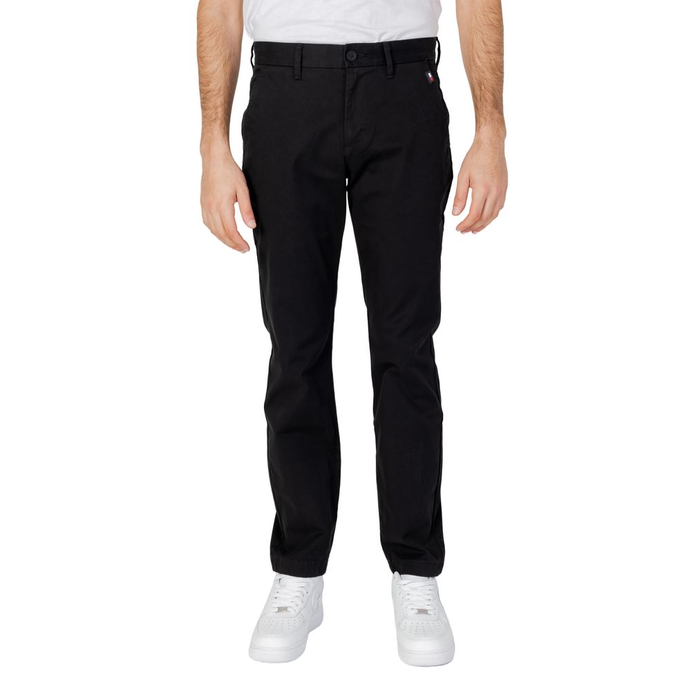 Tommy Hilfiger Jeans Schwarze Hose aus Bio-Baumwolle