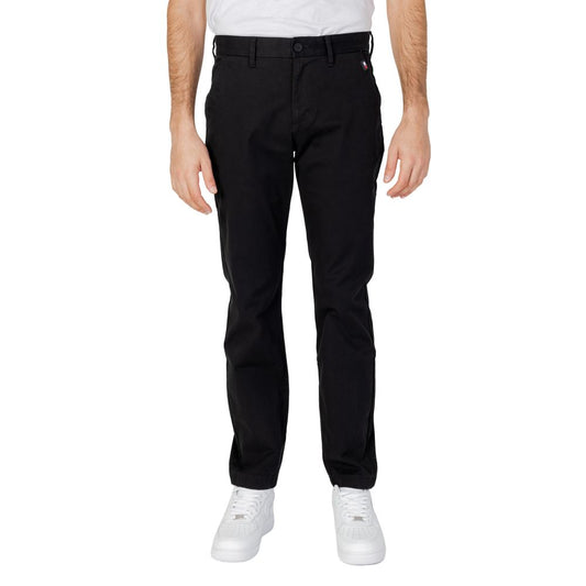 Tommy Hilfiger Jeans Schwarze Hose aus Bio-Baumwolle