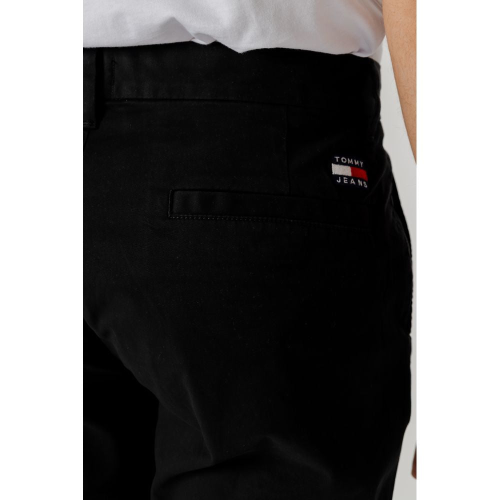 Tommy Hilfiger Jeans Schwarze Hose aus Bio-Baumwolle