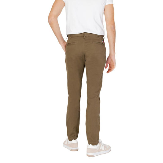 Tommy Hilfiger Jeans Grüne Hose aus Bio-Baumwolle
