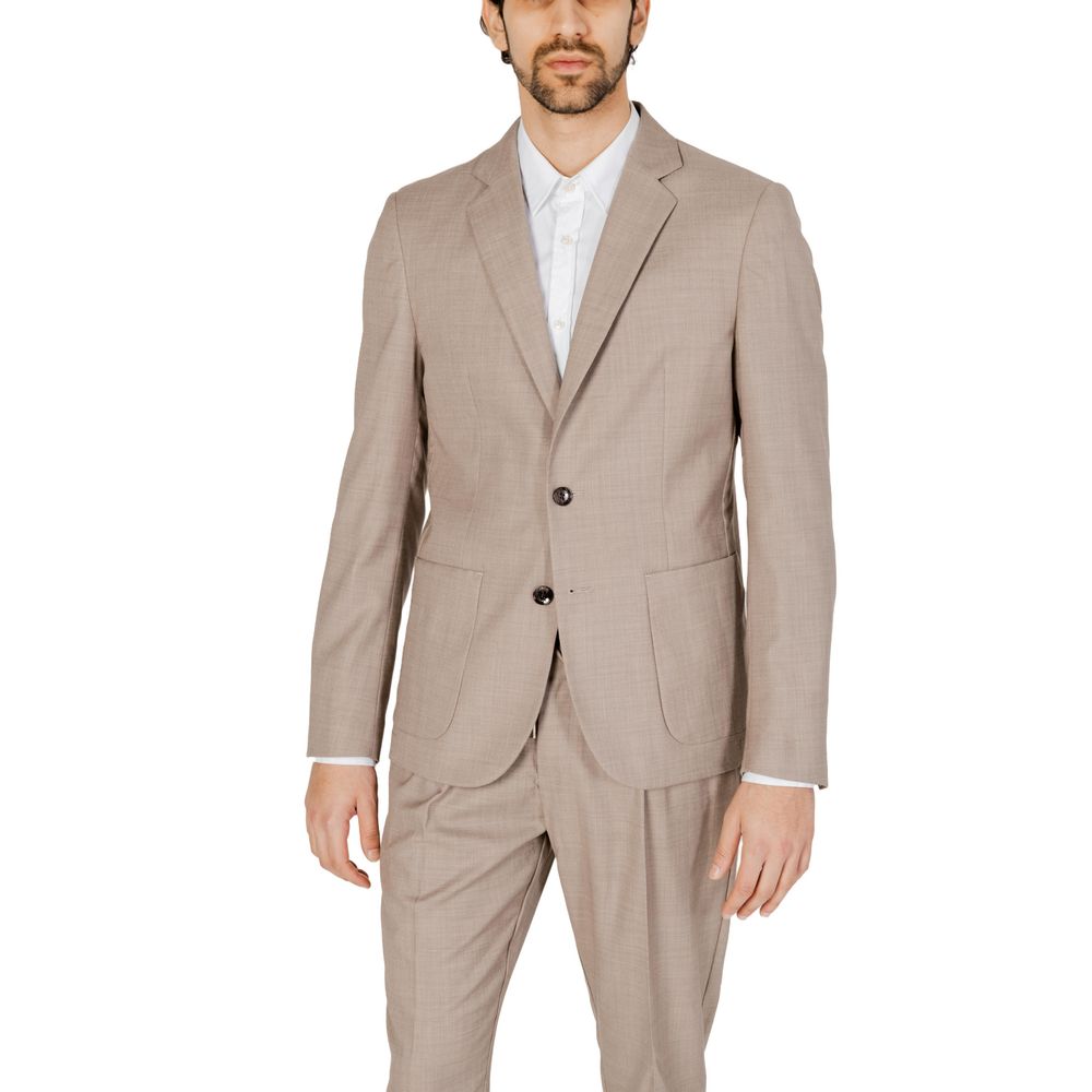 Antony Morato Beiger Polyester-Blazer