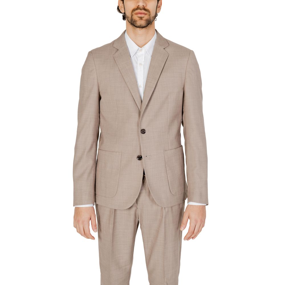 Antony Morato Beiger Polyester-Blazer