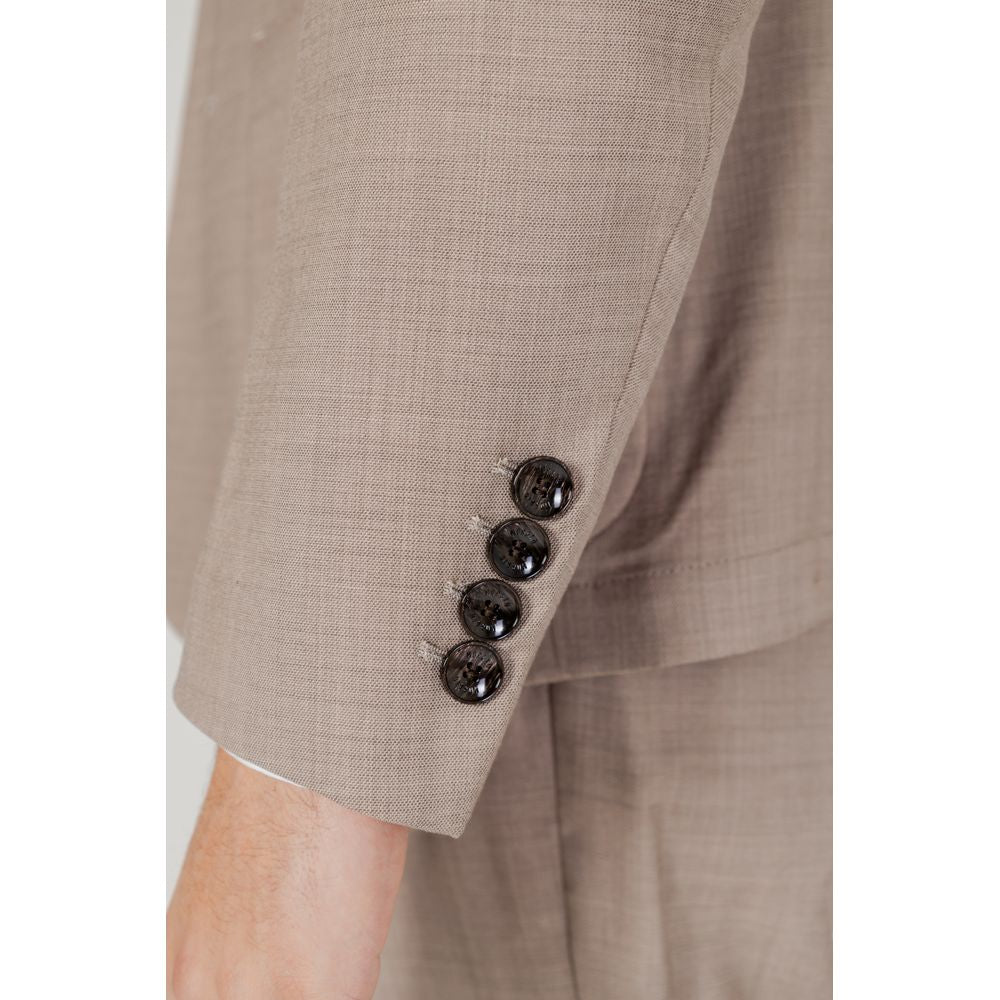 Antony Morato Beiger Polyester-Blazer