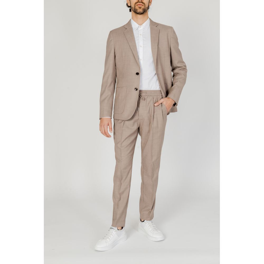 Antony Morato Beiger Polyester-Blazer