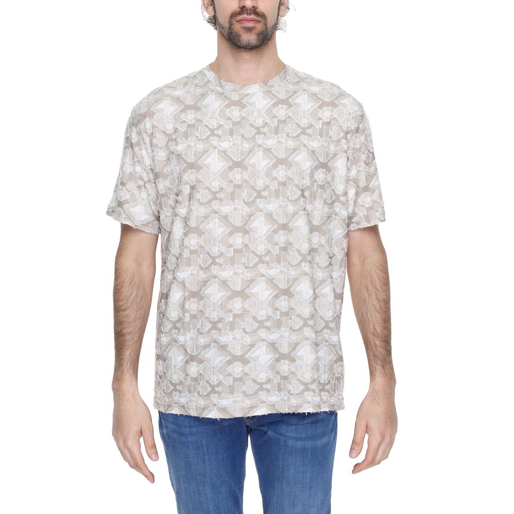 Antony Morato Beigefarbenes Polyester-Sportoberteil