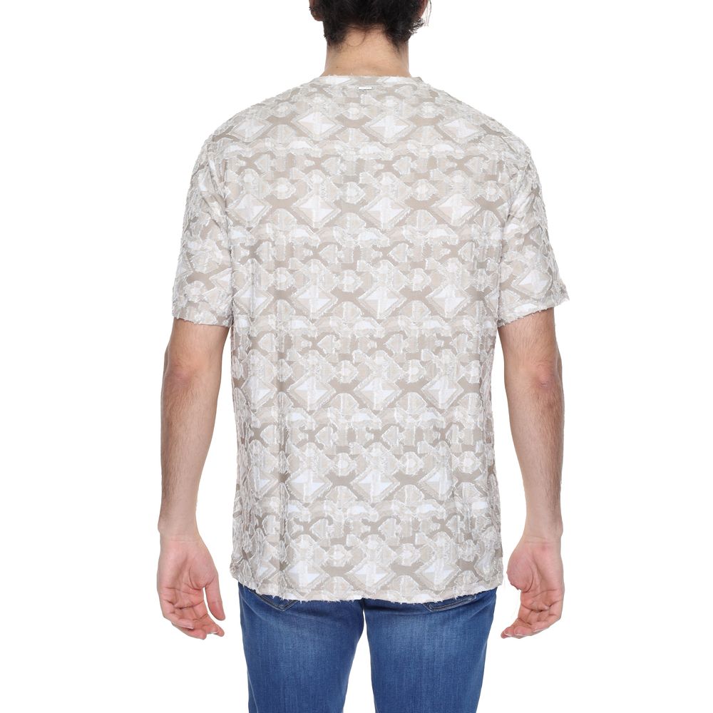 Antony Morato Beigefarbenes Polyester-Sportoberteil