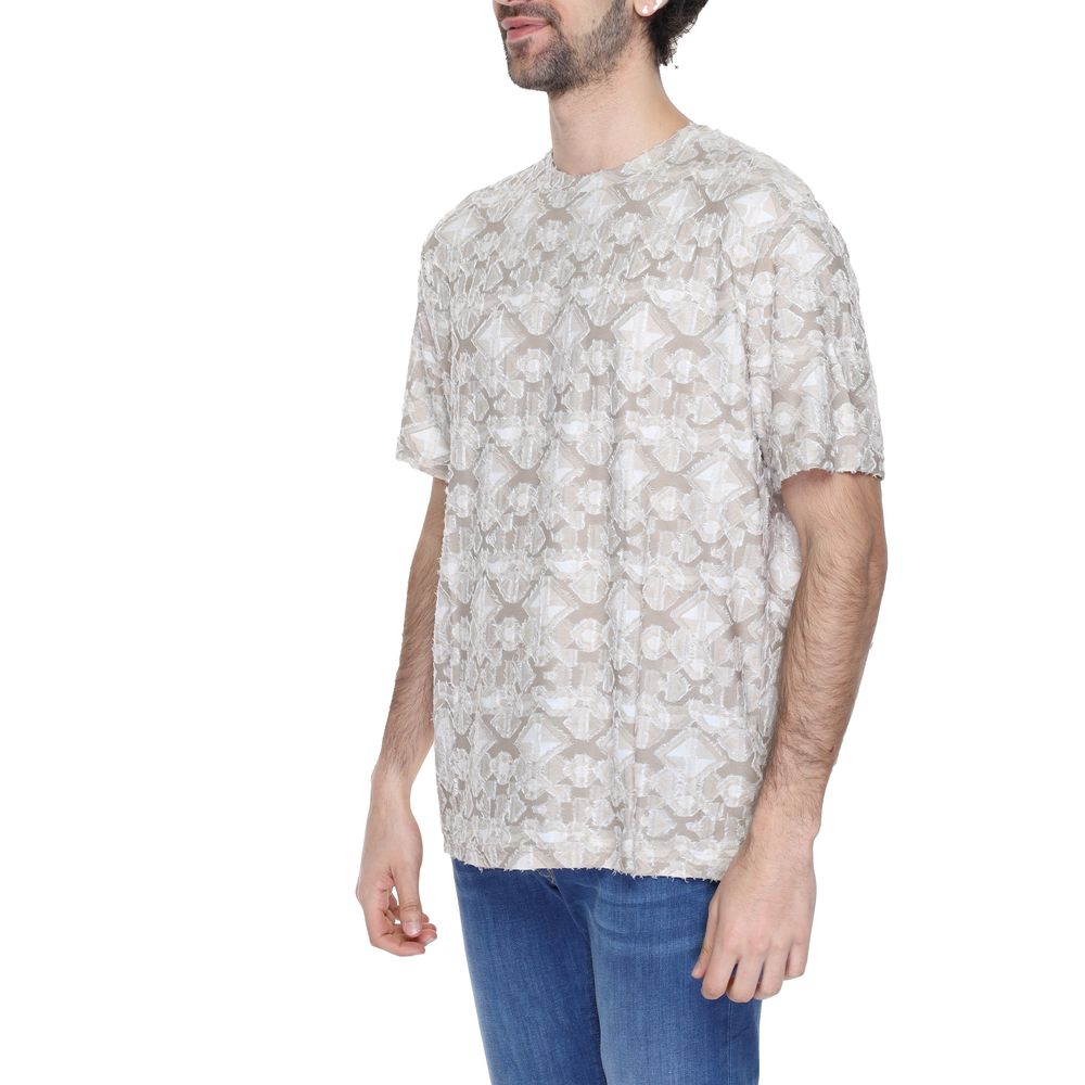 Antony Morato Beigefarbenes Polyester-Sportoberteil