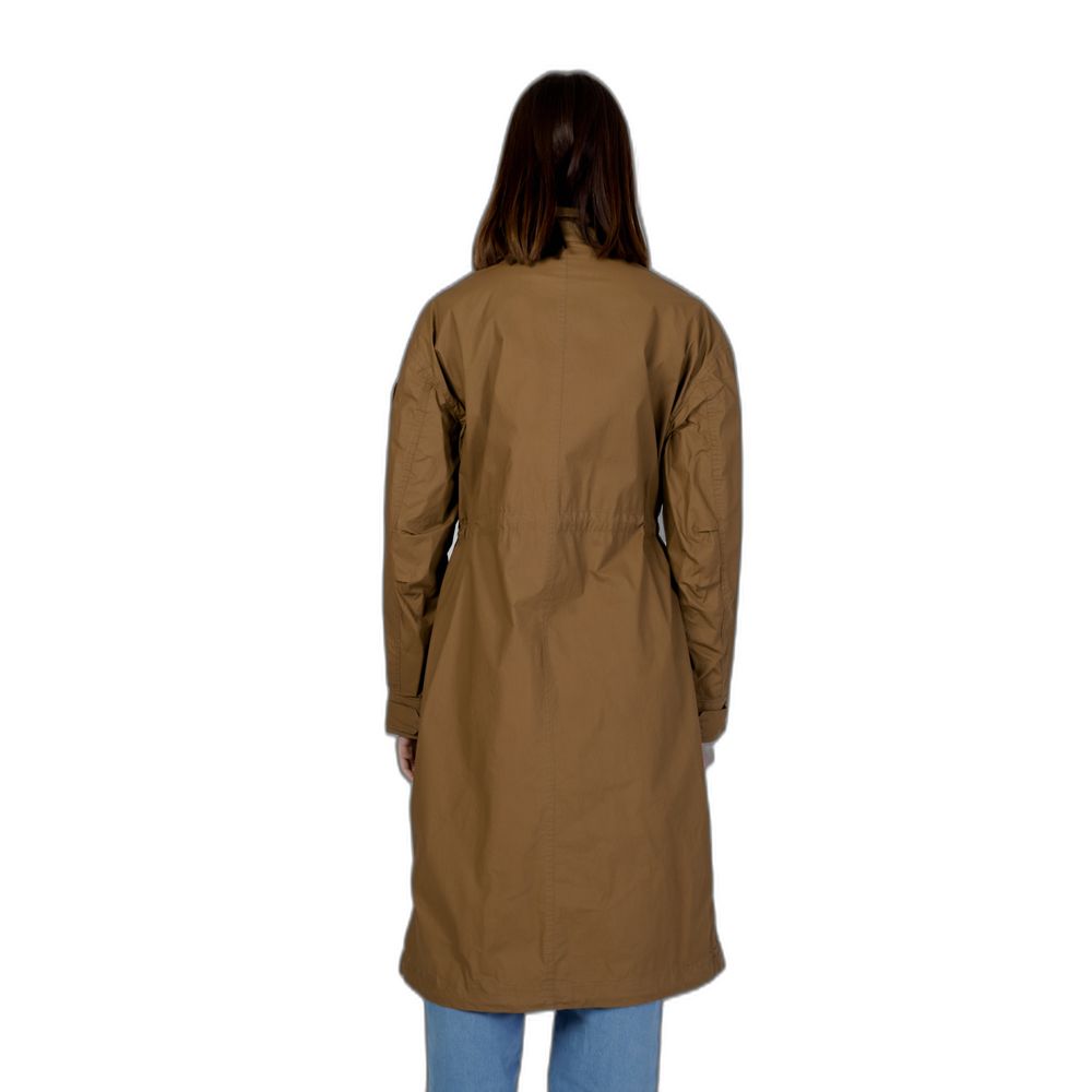 Blue Green Cotton Parka