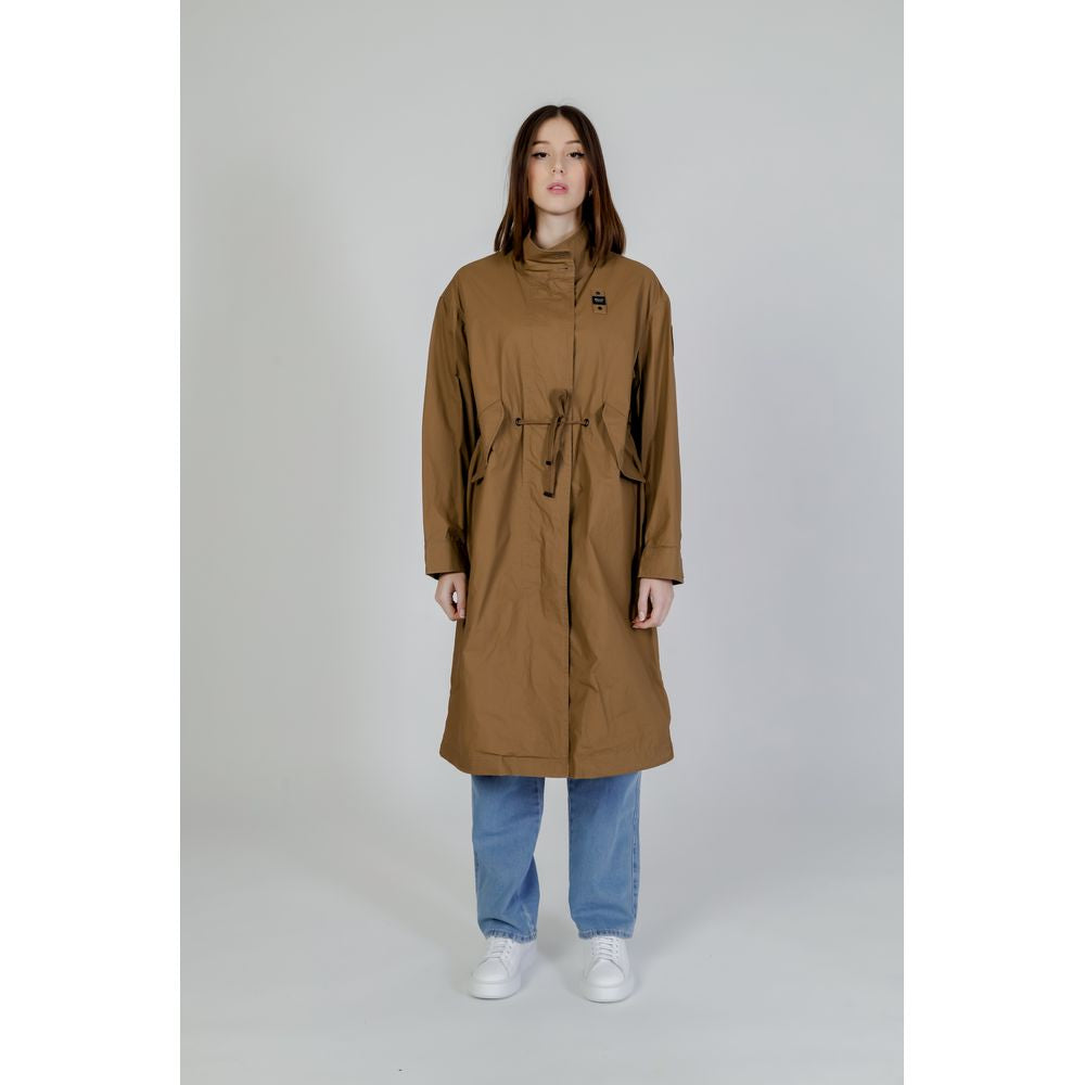 Blue Green Cotton Parka