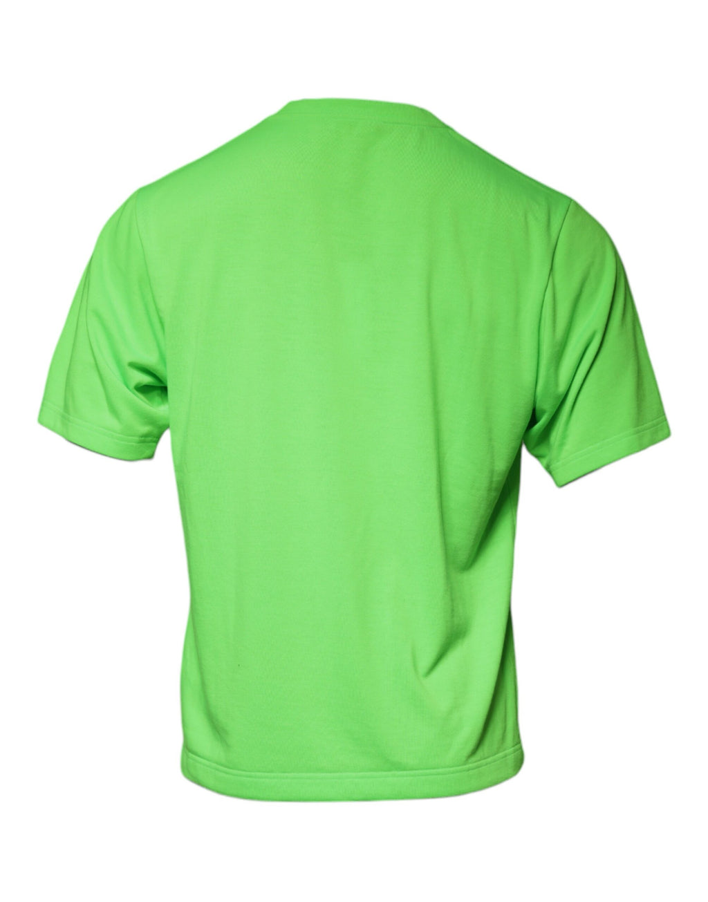 Dolce & Gabbana Green Logo Crew Neck Short Sleeve T-Shirt