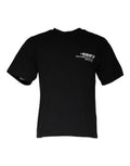 Dolce & Gabbana Black Cotton Crew Neck Amore Print T-Shirt