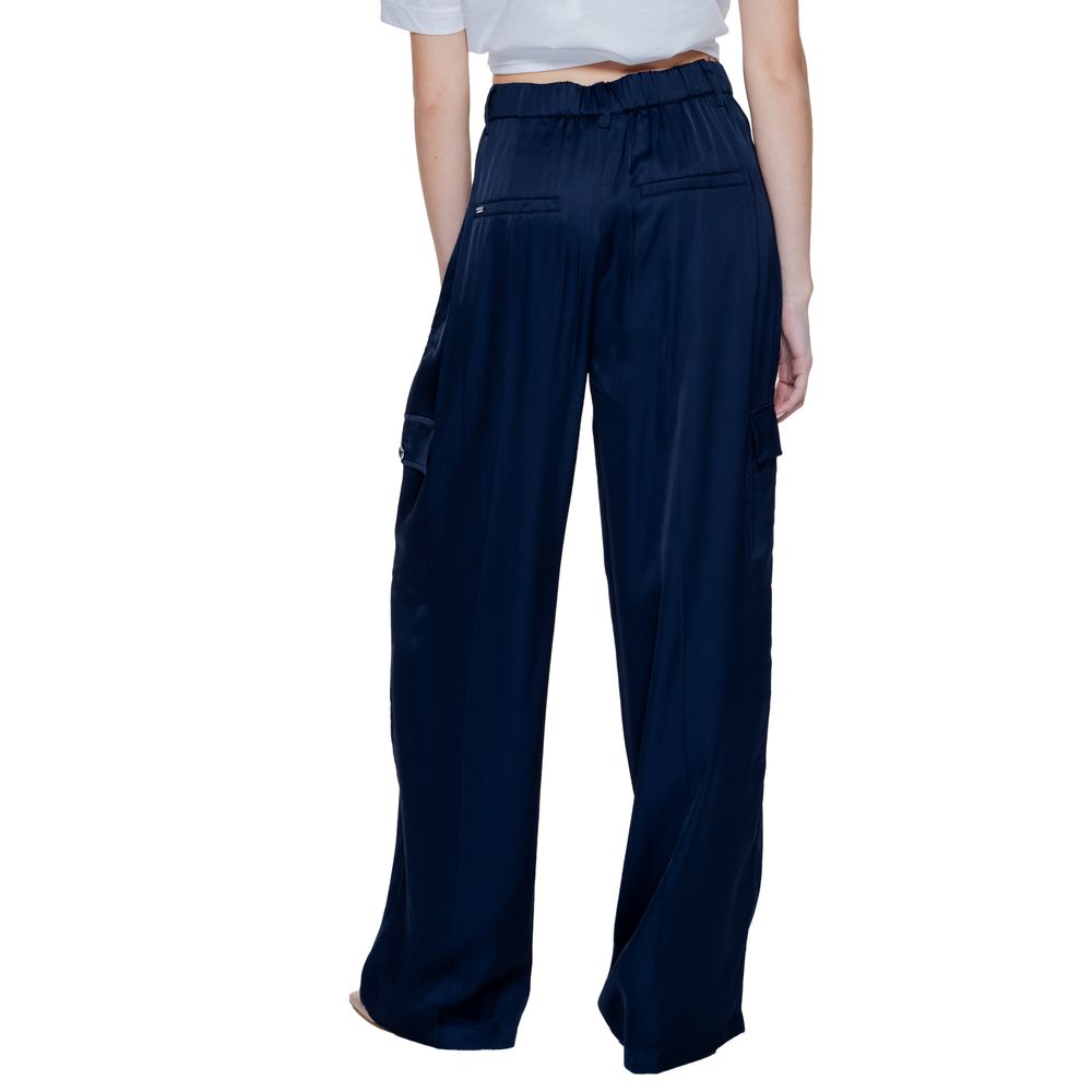 Street One Blaue Viskose-Hose