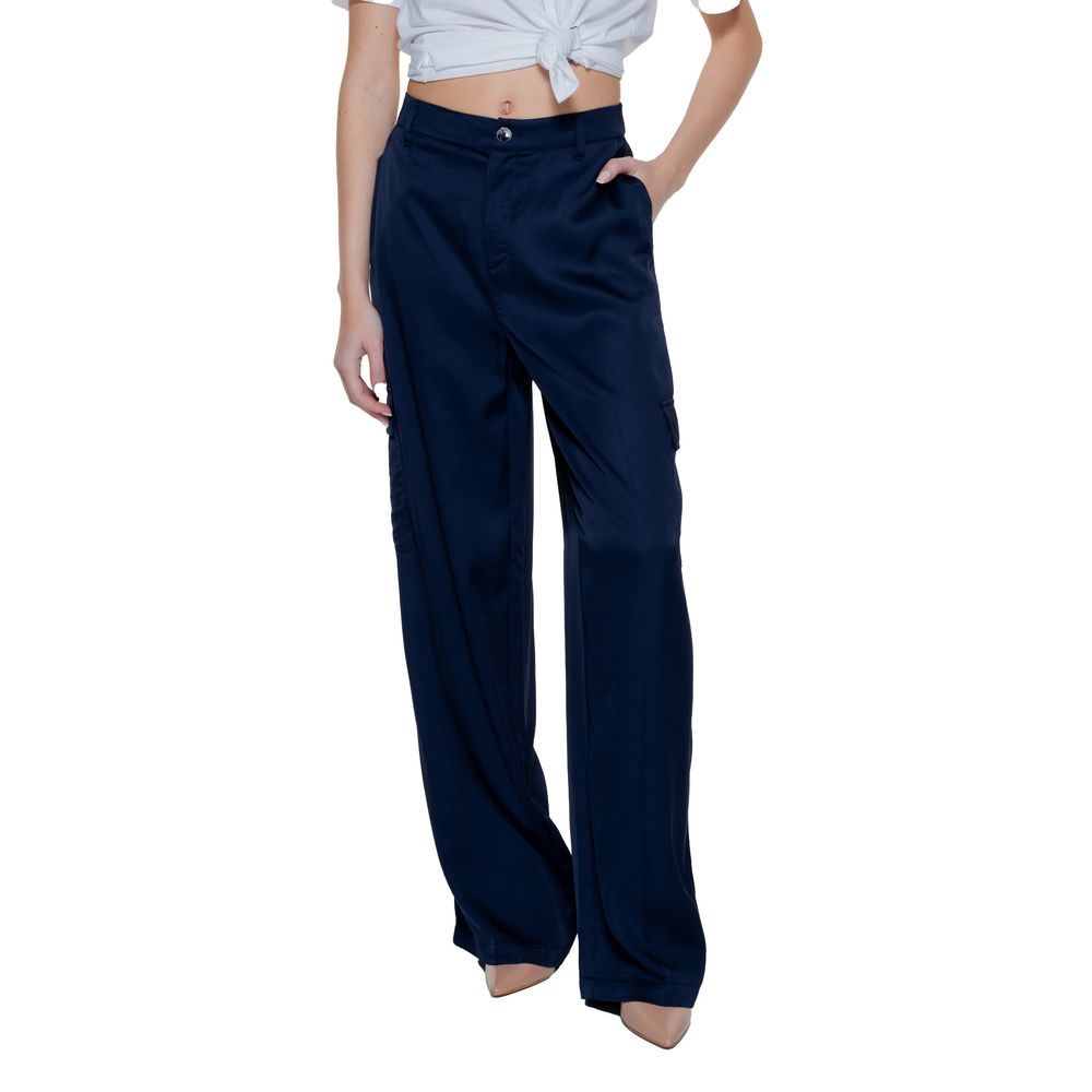 Street One Blaue Viskose-Hose