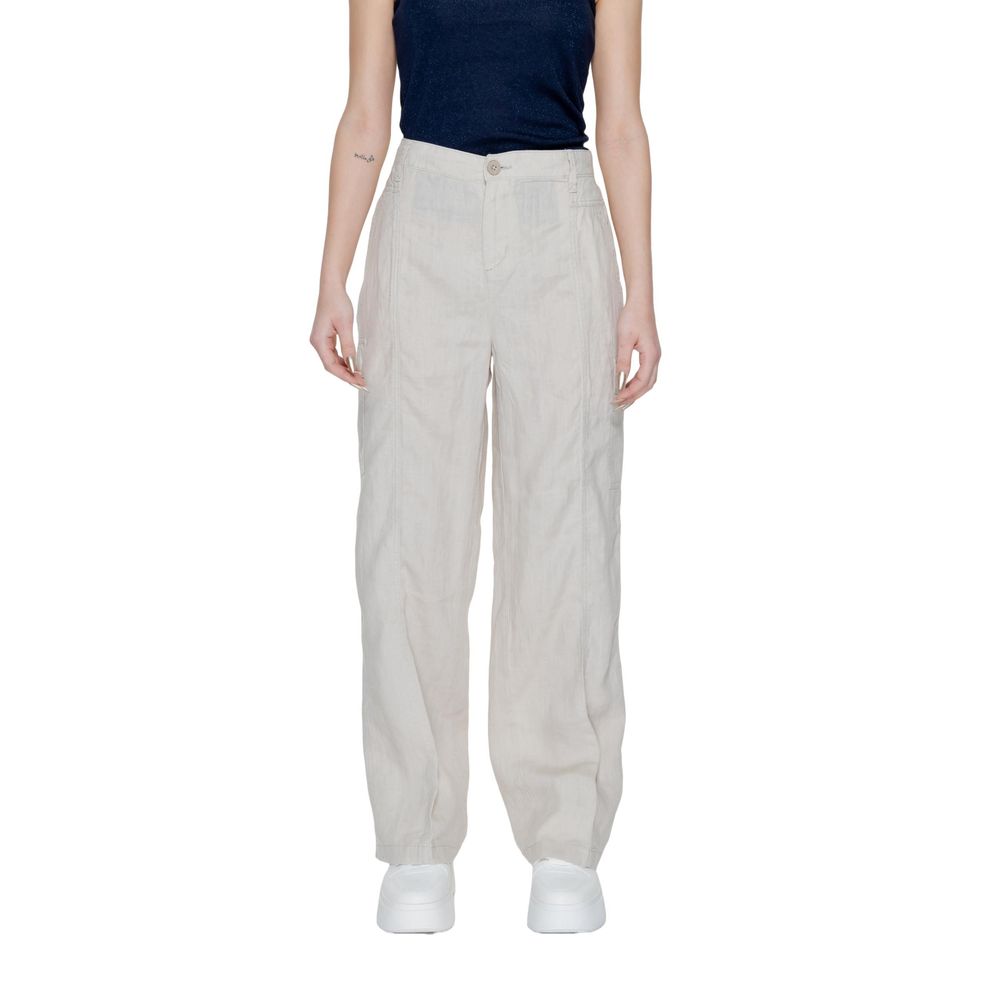 Street One Beige Leinenhose