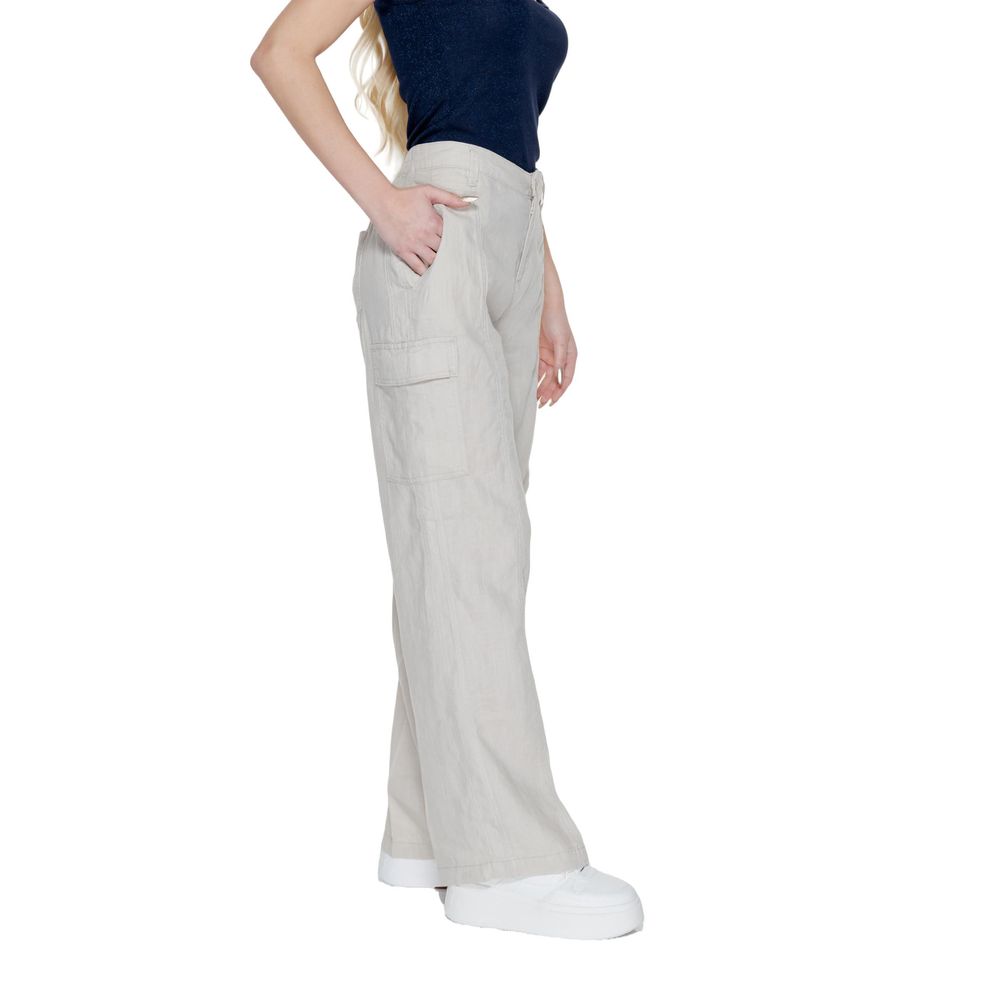 Street One Beige Leinenhose