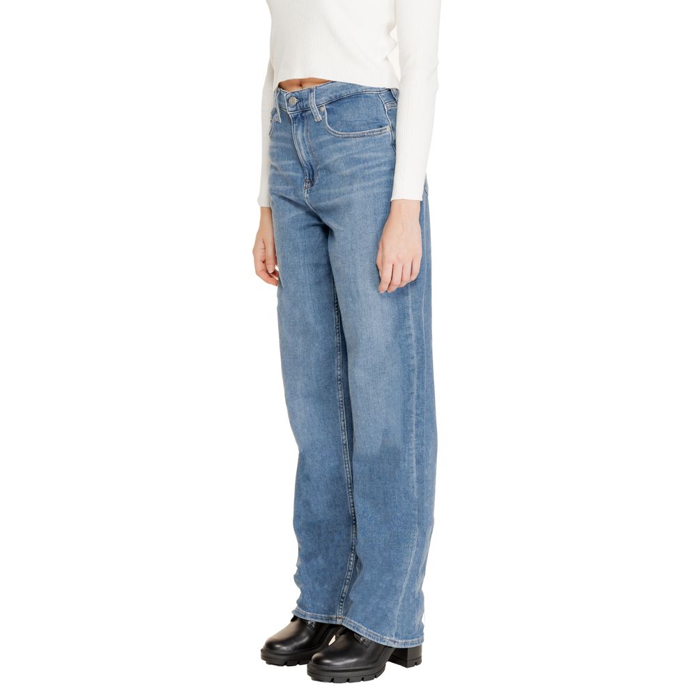 Calvin Klein Jeans Blue Relaxed Fit Cotton Jeans