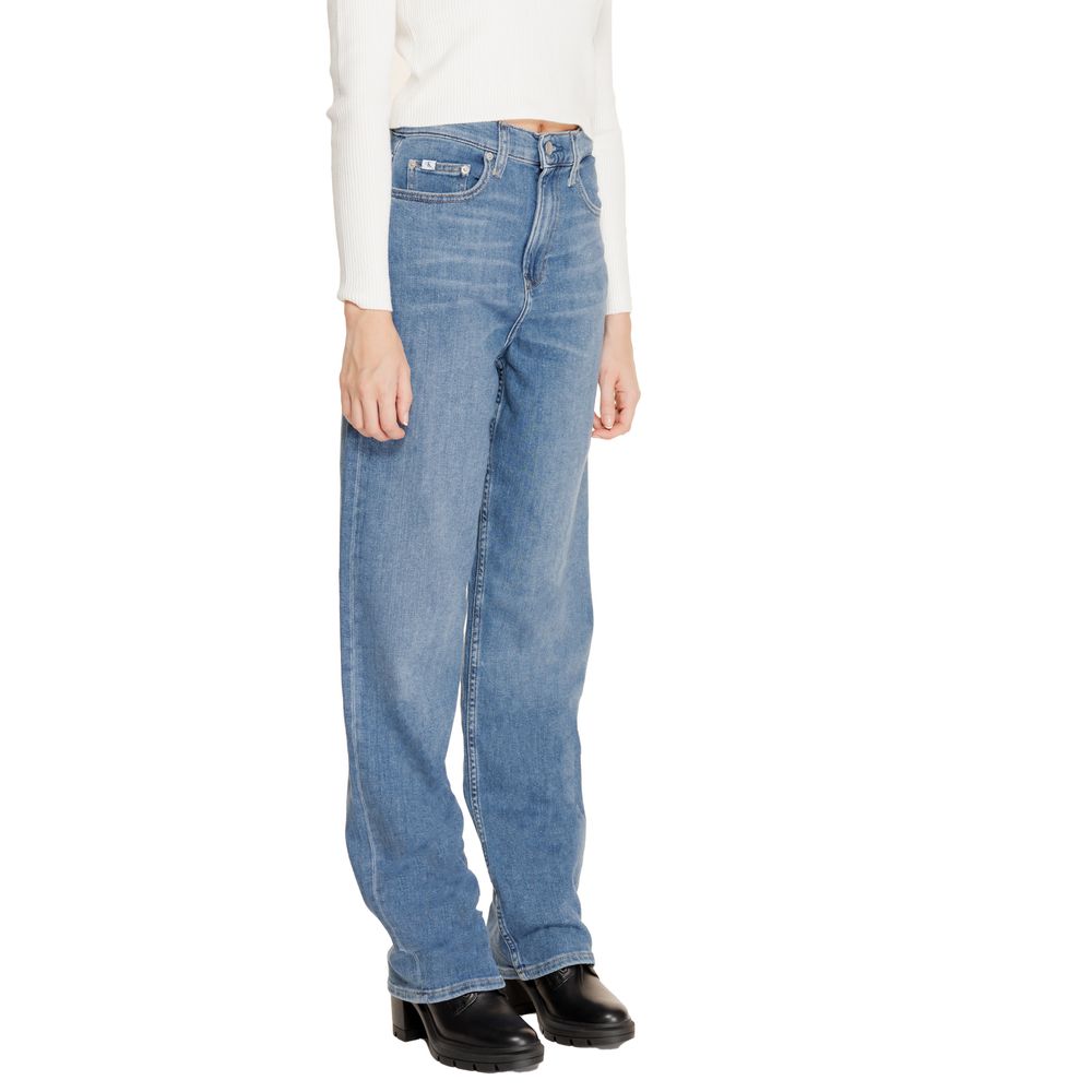 Calvin Klein Jeans Blue Relaxed Fit Cotton Jeans