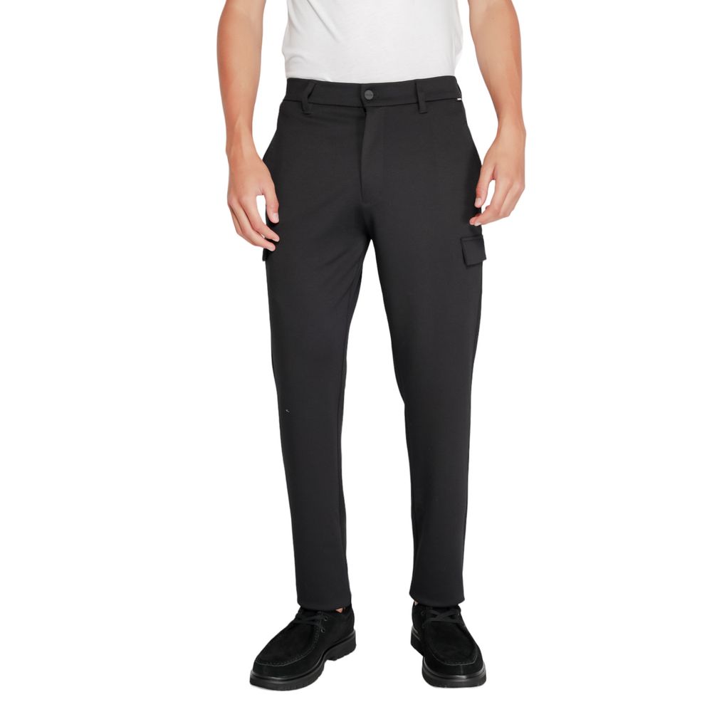 Calvin Klein Black Recycled Polyester Track Pants