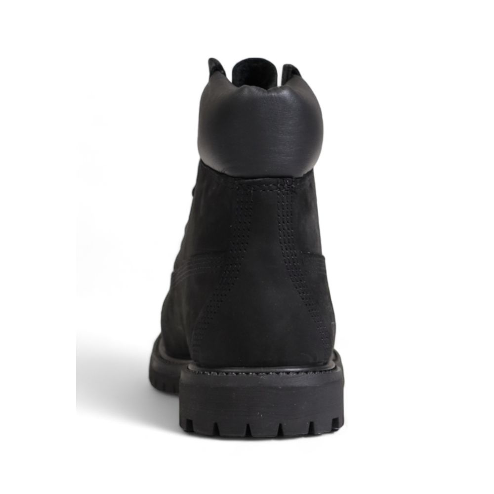 Timberland Schwarze Stiefel aus recyceltem Leder