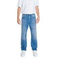Replay Blaue Baumwolljeans im Relaxed Fit