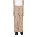 Blue Beige Cotton Trousers