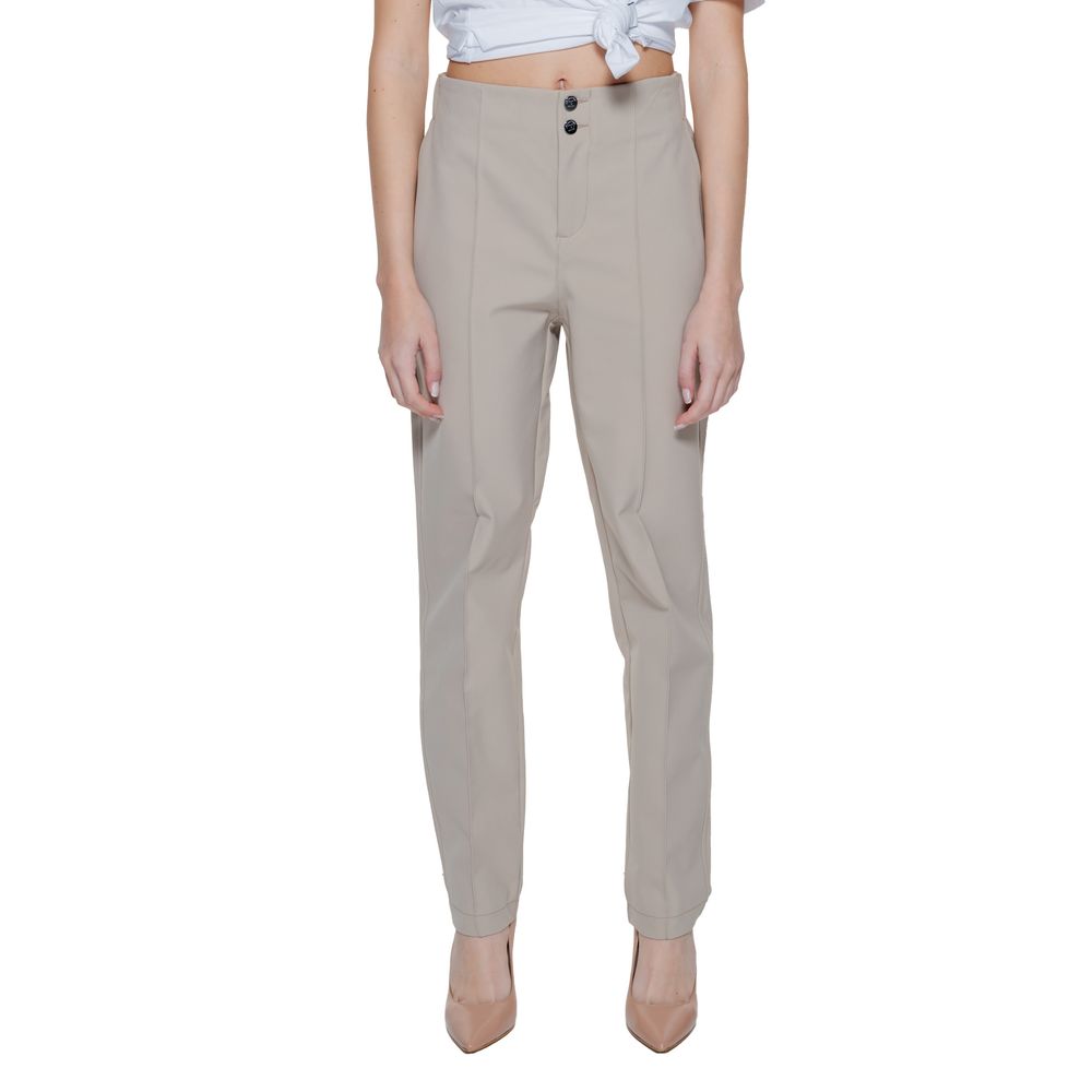 Street One Beige Polyamide Trousers
