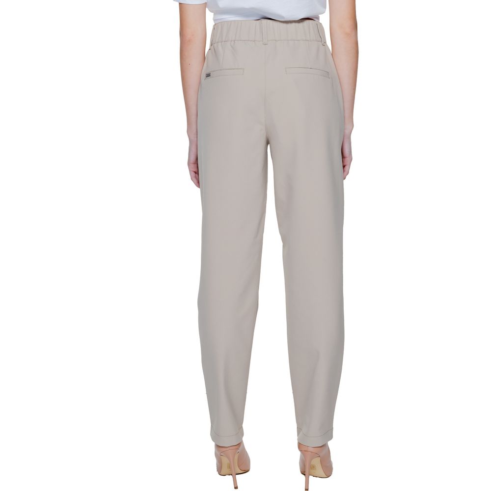 Street One Beige Polyamide Trousers