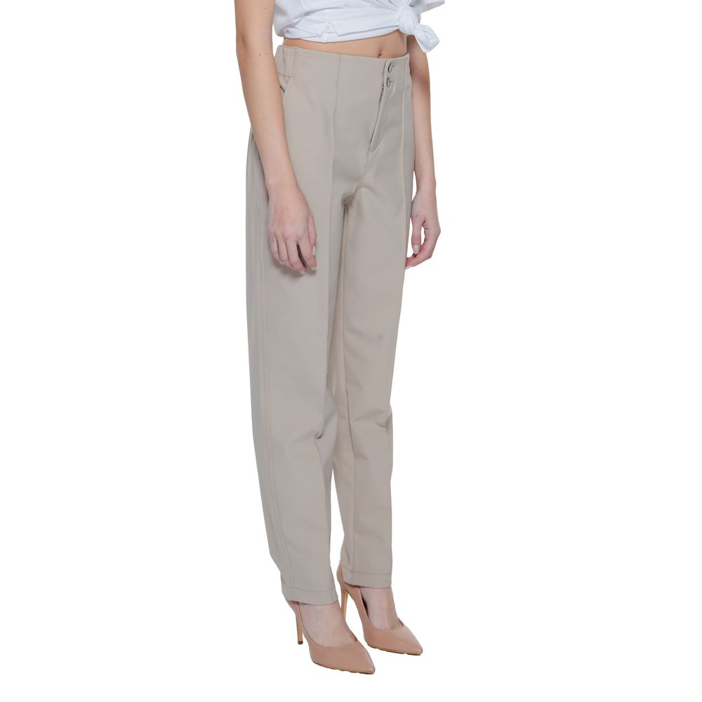 Street One Beige Polyamide Trousers