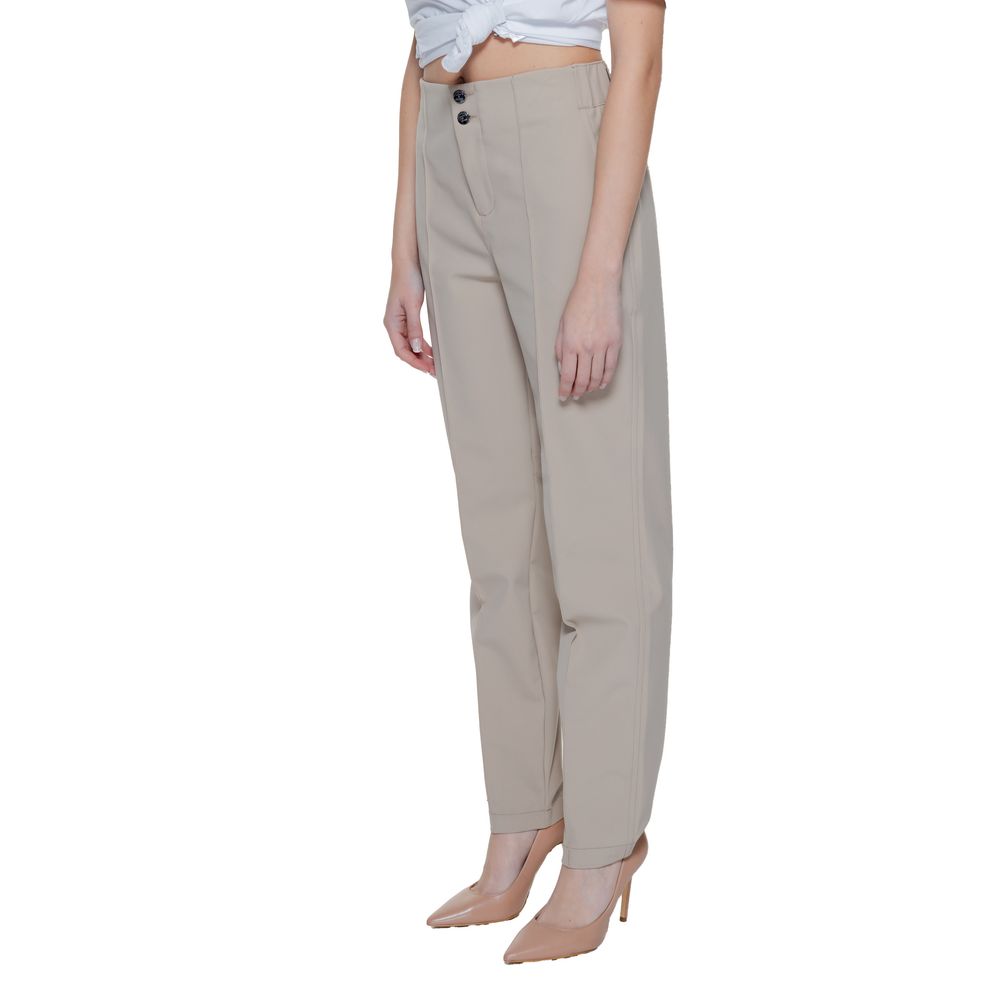 Street One Beige Polyamide Trousers