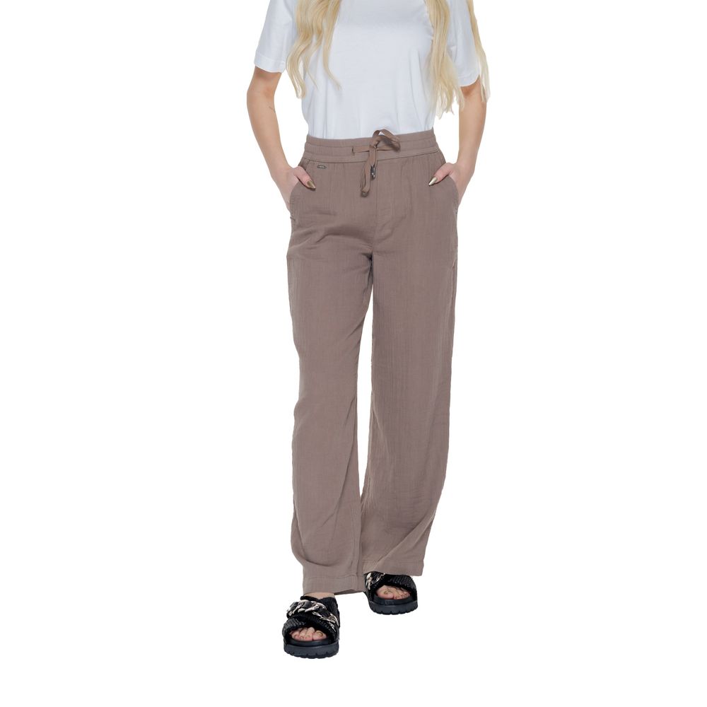 Street One Brown Cotton Trousers