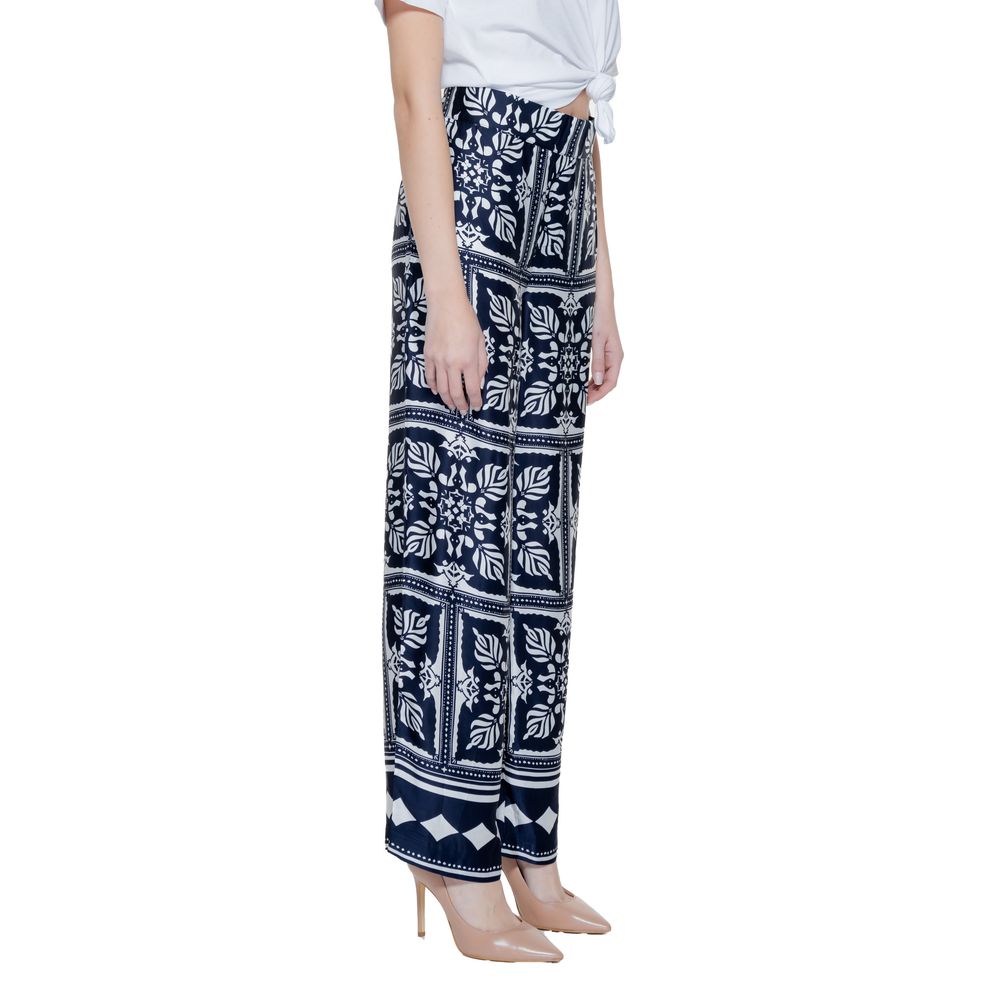 Street One Blaue Viskose-Hose