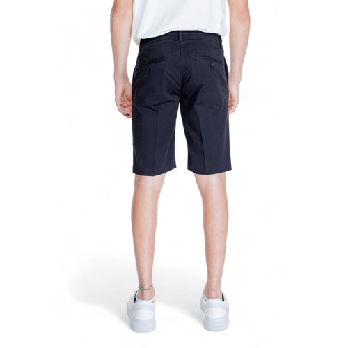 Antony Morato Schwarze Baumwoll-Bermudashorts