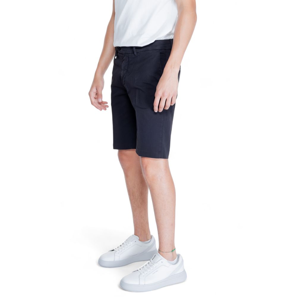 Antony Morato Schwarze Baumwoll-Bermudashorts
