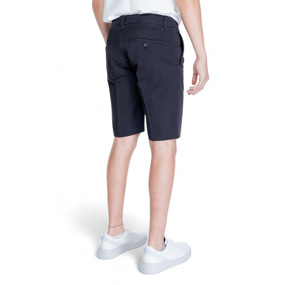 Antony Morato Schwarze Baumwoll-Bermudashorts