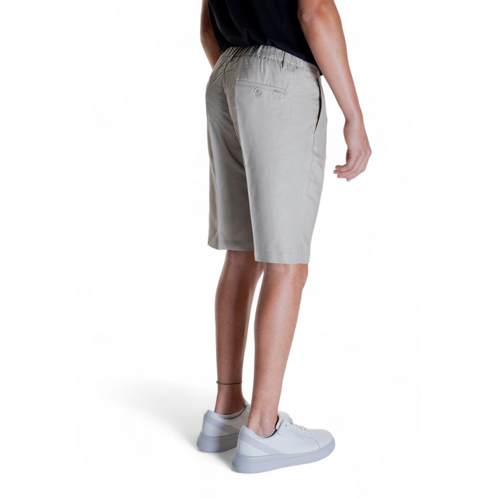 Antony Morato Beige Leinen Bermuda Shorts