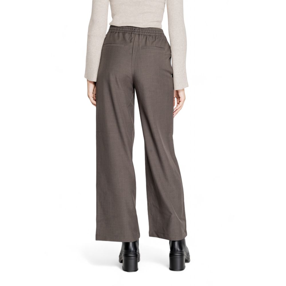 Only Graue Freizeithose aus Polyester